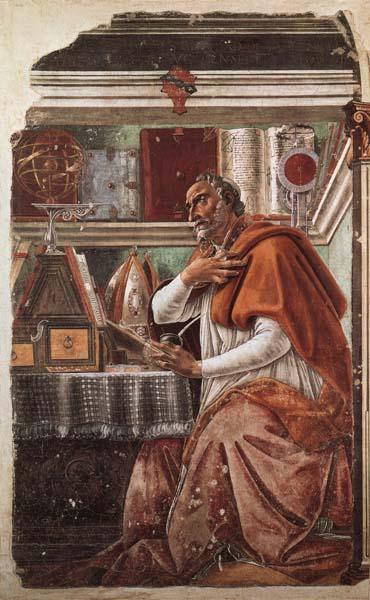 Sandro Botticelli Hl.Augustinus oil painting picture